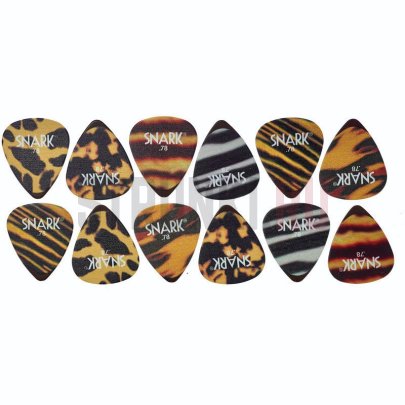Набор медиаторов Snark 78NT, разноцветные, 0.78 мм, упаковка 12 шт.