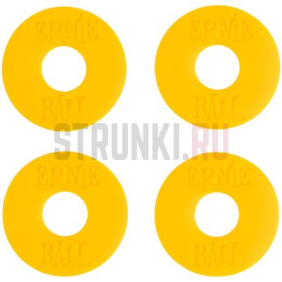 Резиновые стреплоки для гитары ERNIE BALL 5621, желтые