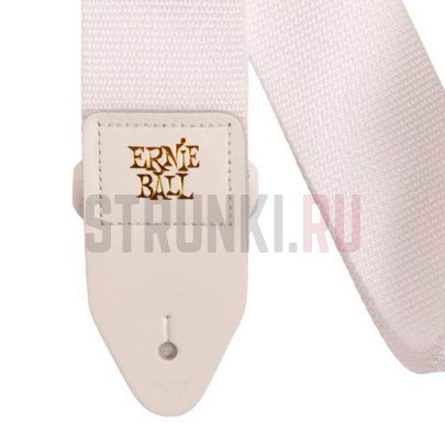 Ремень для гитары ERNIE BALL 5350 PolyPro White, белый