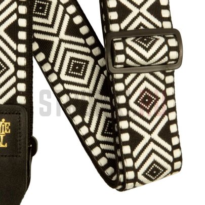 Ремень для гитары ERNIE BALL 5343 Jacquard White Savannah, белый с рисунком