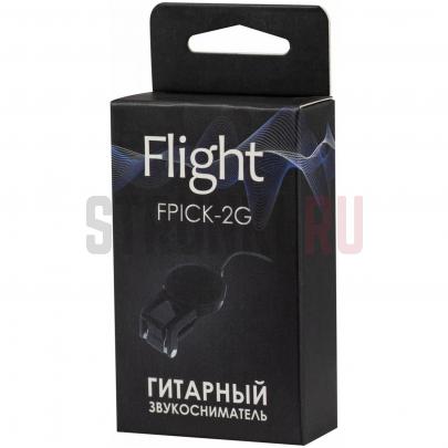 Пьезозвукосниматель для акустической гитары, накладной, FLIGHT FPICK 2G
