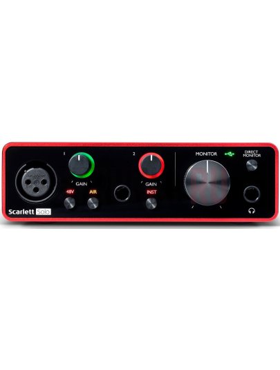 Внешняя звуковая карта FOCUSRITE Scarlett Solo 3rd gen