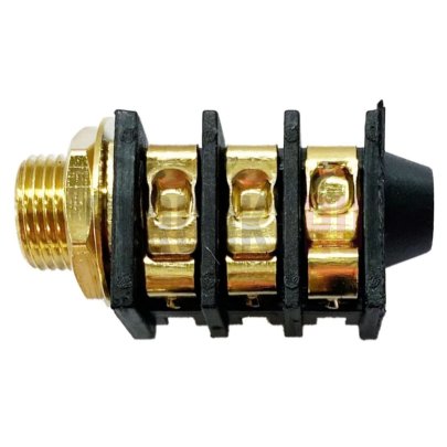 Разъем jack 1/4 на печатную плату PURE TONE PTT6G, золото