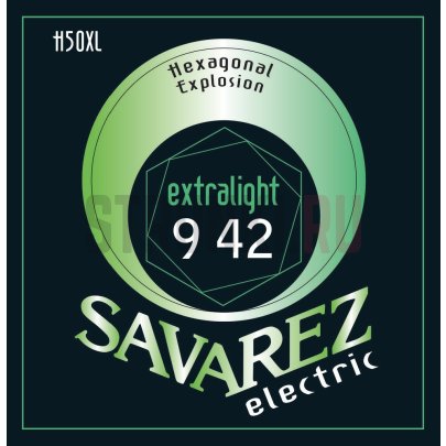 Струны для электрогитары Savarez H50XL Hexagonal Explosion - (9-42)