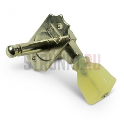 Колки для электрогитары 3+3, локовые, Kluson KRGLNC-3-NP Locking Revolution Series G-Mount Non-Collared, никель