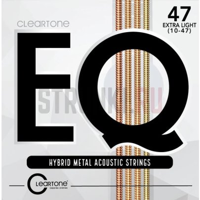Струны для акустической гитары Cleartone EQ Hybrid Metal Extra Light 7810 10-47