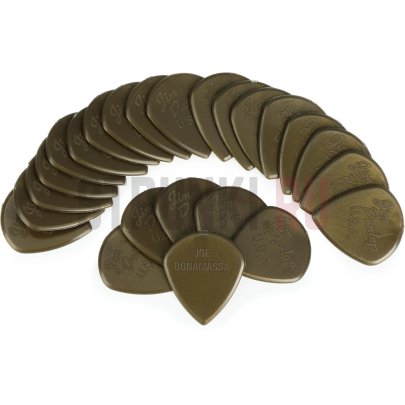 Медиатор Dunlop 47RJB3NG Bonamassa Gold Jazz III, золото, 1,38 мм, 1 шт.