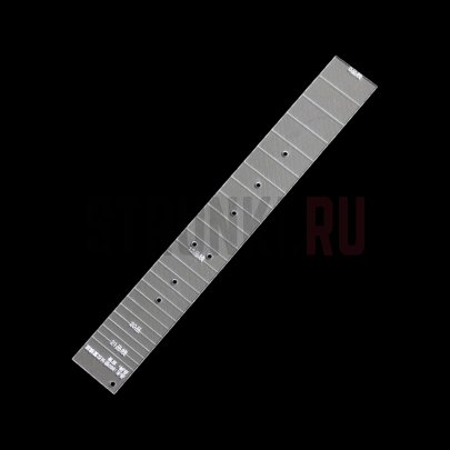 Акриловый трафарет, шаблон для фрезеровки накладки грифа 640мм 24 лада, Parts