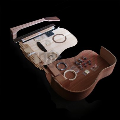 Комплект сделай сам DIY, акустическая гитара dreadnought, 41 дюйм, Musicianwood