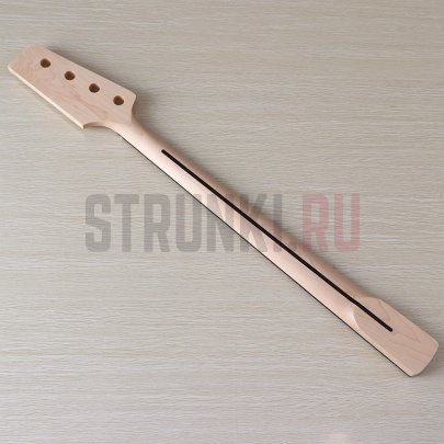 Гриф для бас-гитары с заготовкой головы грифа, кленовый, 20 ладов, Bestwood BLNK