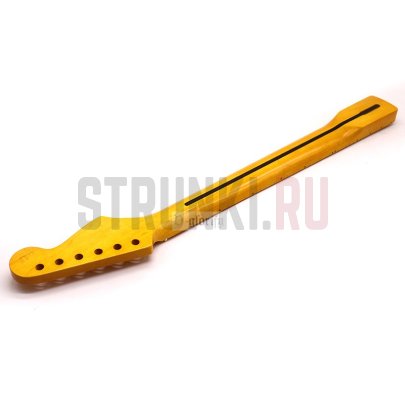 Гриф для леворукой электрогитары Stratocaster, кленовый, 21 лад, Bestwood ST M1 21F LH High Gloss