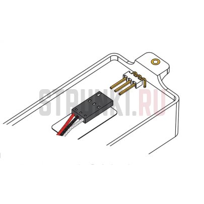 Кабель для активных звукоснимателей EMG 6244.00 CBL-RIBB 3P/2P/1P 9.0 229 mm