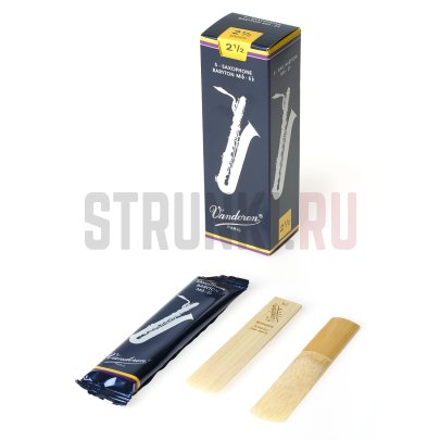 Трости для саксофона Баритон Традиционные №2,5 (5шт) Vandoren SR2425