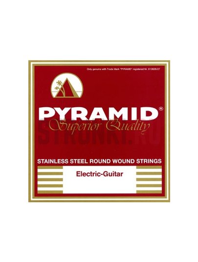 Струны для 8-струнной электрогитары, сталь, Pyramid 0972S-8 Stainless Steel - (9-72)