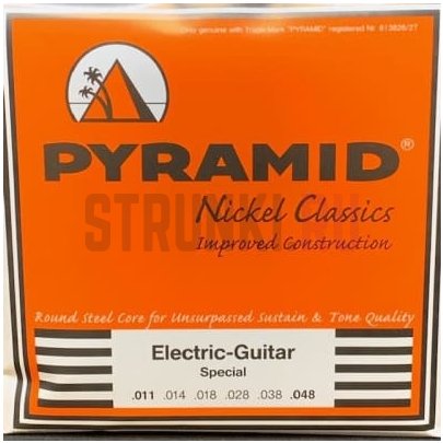 Струны для электрогитары, никель, Pyramid P455 Studio Masters - (11-48)