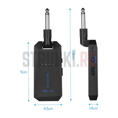 Беспроводной передатчик для гитары Ammoon AM-5G A8 5.8GHz