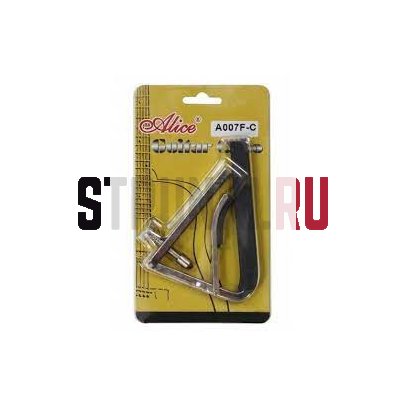 Каподастр для классической гитары Alice A007F-C, серебристый