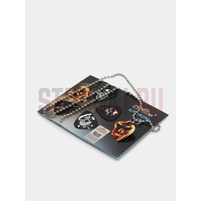 Набор медиаторов и цепочка Alice AP-6R2NL, 0,71 и 0,81мм, упаковка 6 шт.