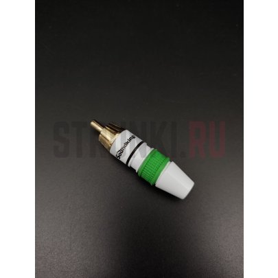 Разъем на кабель RCA CD103-GR Soundking, штекер, зеленый