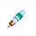 Разъем на кабель RCA CD103-GR Soundking, штекер, зеленый