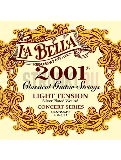 Одиночные струны для классической гитары La Bella 2001-MH-Single, 2001 Medium Hard
