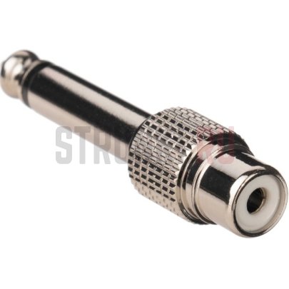 Переходник (разъем переходной) 1/4" 6,35 мм моно штекер - RCA, гнездо, Soundking CC301