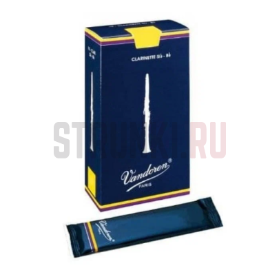 Трости для кларнета Bb Vandoren CR1015, Традиционные №1,5, 10шт.