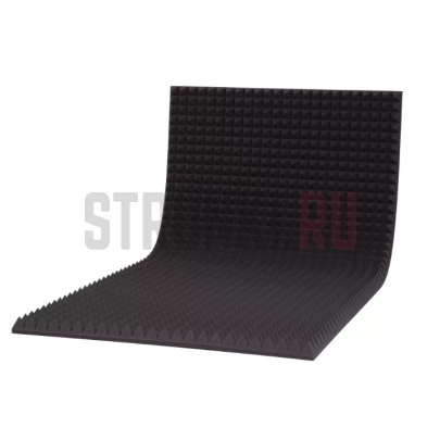Акустический поролон АТЕХ АП20-ЧЁРНЫЙ, модель 40 (1920х960х55)
