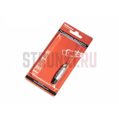 Разъем на кабель RCA, "колокольчик" Soundking CRM001-BK, чёрный, 1шт.