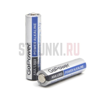 Элемент питания AAA/LR03 щелочной 1.5В, 2шт, GoPower 00-00019862 Super Power Alkaline