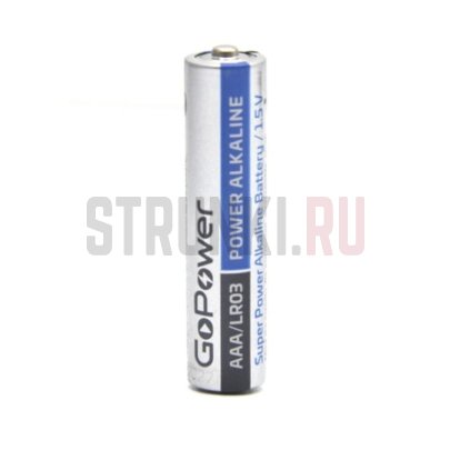 Элемент питания AAA/LR03 щелочной 1.5В, 2шт, GoPower 00-00019862 Super Power Alkaline