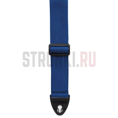 Ремень для гитары, D'Andrea 1355BLUE Polyweb Ace-Lock синий