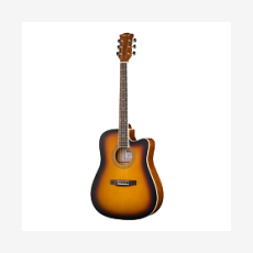 Акустическая гитара, с вырезом, санберст, Mirra WM-C4115-SB