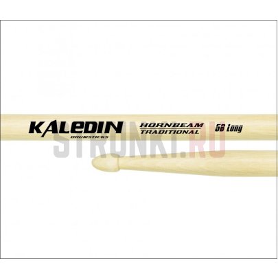 Палочки барабанные Kaledin Drumsticks 7KLHB5BL 5B Long, деревянный наконечник