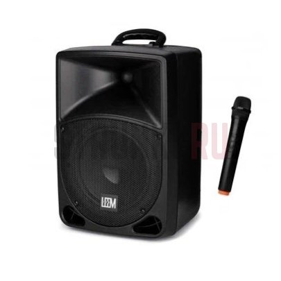 Акустическая система c радиомикрофоном Leem PR-8, аккумуляторная, 50Вт