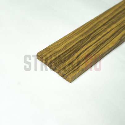 Корина Чёрная заготовка накладки для электрогитары Радиал ААА 10х65х550 мм MusicWood N-1772