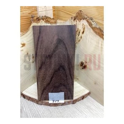 Палисандр Индийский заготовка накладки на головку грифа Тангент ААА 4,5х111х210 мм