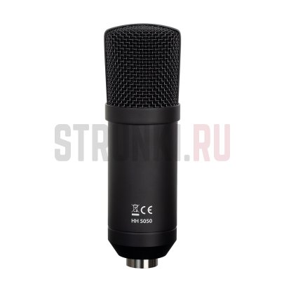 Микрофон студийный, конденсаторный, Studio XLR HH-5050, чёрный, Cascha
