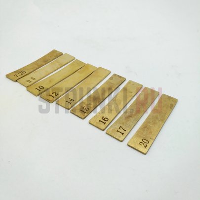 Вставки для запрессовки ладов PARTS, все радиусы, 9 штук, Parts