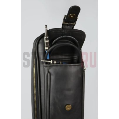 Чехол для бас-гитары, Kavaborg KTP890B Bass, кожаный, черный