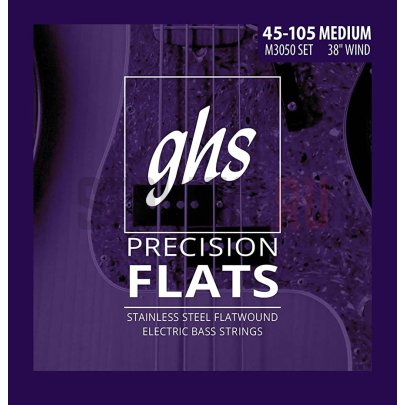 Струны для бас-гитары GHS Precision Flats M3050 + FB28 28-105