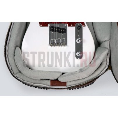 Чехол для электрогитары Kavaborg KTP890E Electric, кожаный, коричневый