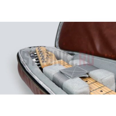 Чехол для электрогитары Kavaborg KTP890E Electric, кожаный, коричневый