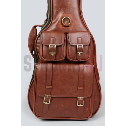 Чехол для электрогитары Kavaborg KTP890E Electric, кожаный, коричневый