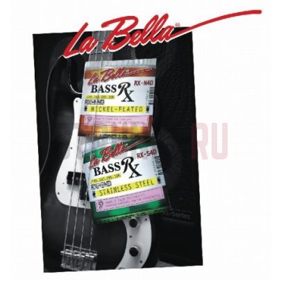 Струны для бас-гитары La Bella RX-N4C RX Nickel 45-105