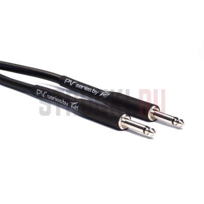 Инструментальный кабель PEAVEY 00576050 PV 25' INST. CABLE 7.62 метра, черный