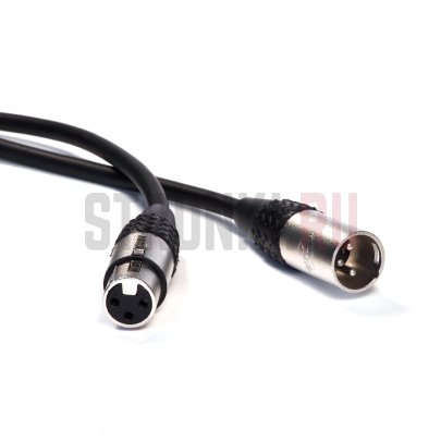 Микрофонный кабель PEAVEY PV LOW Z MIC CABLE 10, 00576220, черный,  3  метра, xlr 3pin