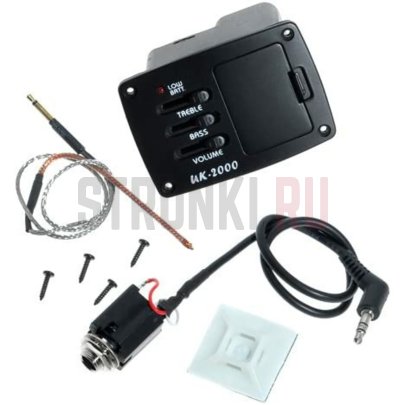 Звукосниматель и 2-полосный эквалайзер для укулеле, Belcat UK-2000