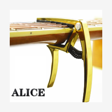 Каподастр для акустической гитары ALICE A007K/GD, золото