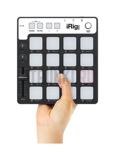 MIDI-контроллер для iOS/Android устройств, IK Multimedia iRig-PADS